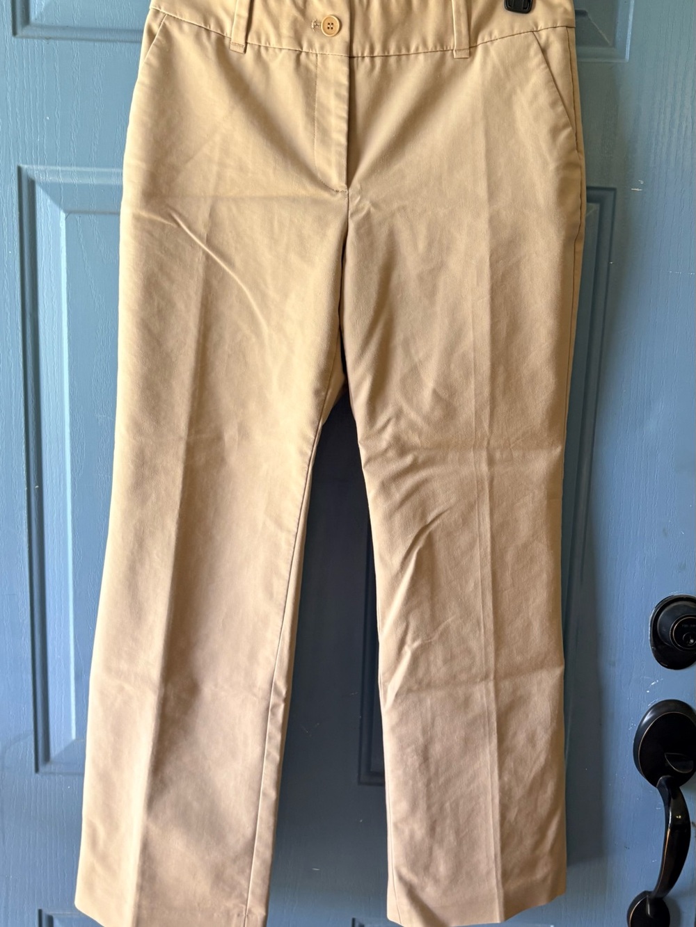 Talbots Women's Straight-Leg Trousers in Khaki